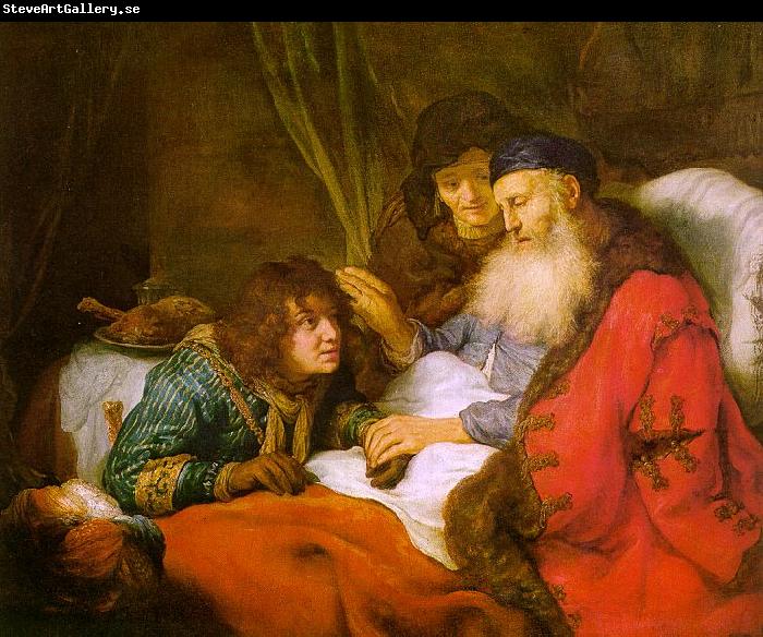 FLINCK, Govert Teunisz. Isaac Blessing Jacob dfg